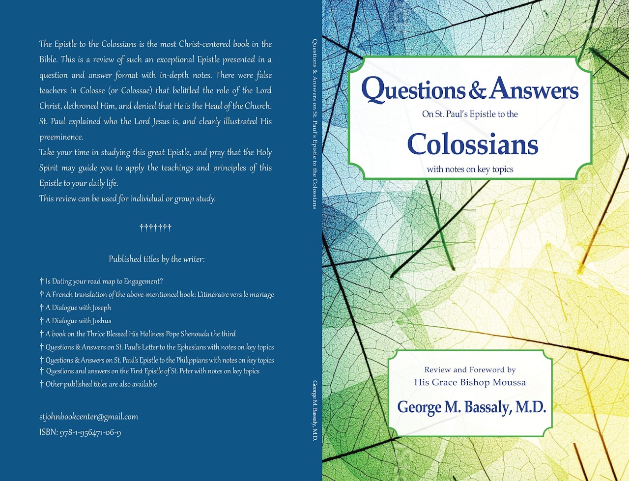 Questions and Answers on Colossians Cover